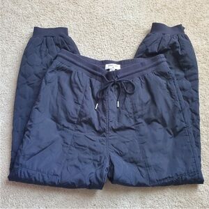 Sandy Liang x Target Joggers Black Quilted Mid Rise Cuffed Pants sz Medium
